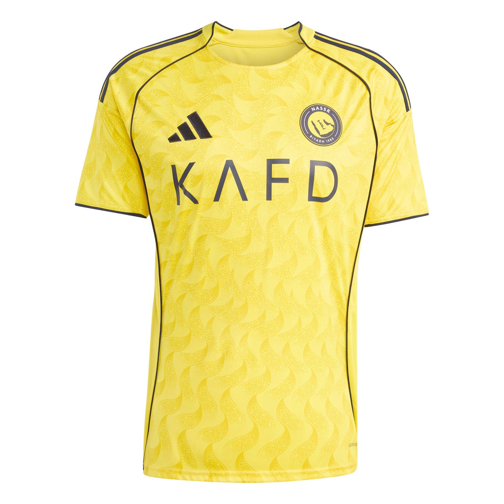 Cristiano Ronaldo 7# Al-Nassr FC adidas 2025/26 Home Player Jersey – Yellow