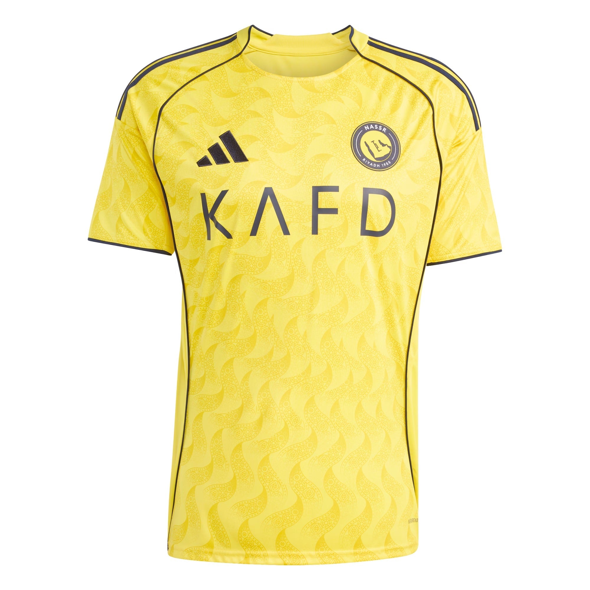 Cristiano Ronaldo 7# Al-Nassr FC adidas 2025/26 Home Player Jersey – Yellow