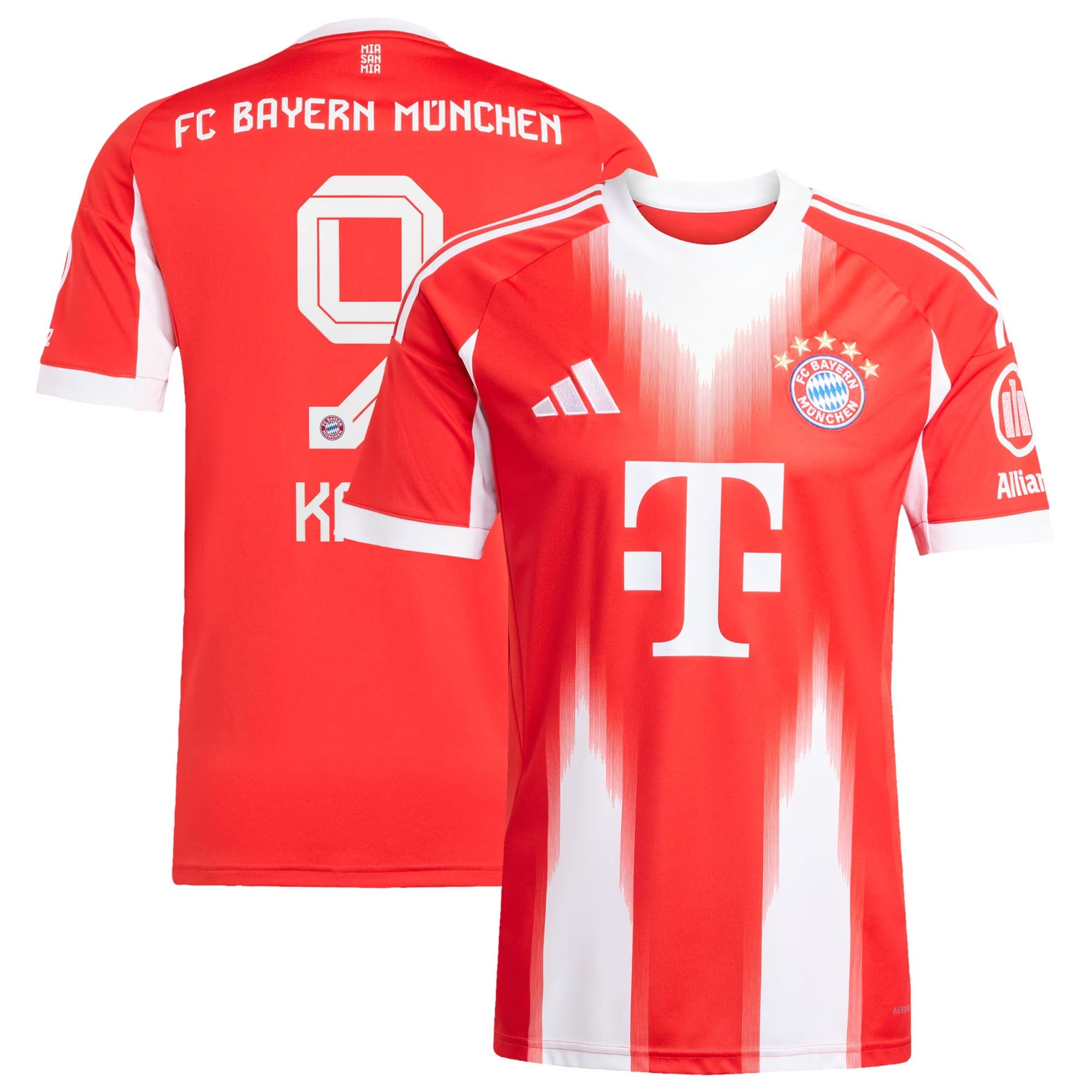 Harry Kane Bayern Munich adidas 2025/26 Home Jersey - Red