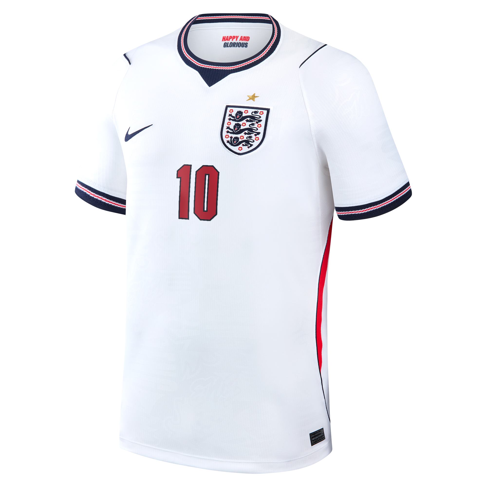 Jude Bellingham England National Team Nike 2026 Home Stadium Replica Jersey - White