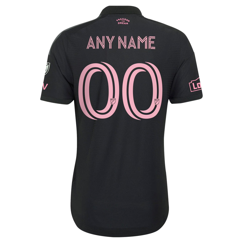 Official Lionel Messi Inter Miami CF adidas 2026 Presagio On-Field Patch Custom Jersey - Black
